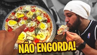 FIZEMOS UMA PIZZA DELICIOSA QUE NÃO ENGORDA [upl. by Sal]