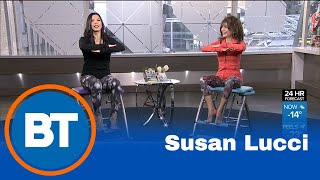 Susan Lucci demonstrates the benefits of Pilates PRO Chair [upl. by Ahsuatal]