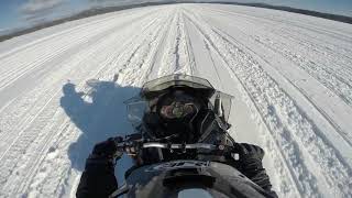 Ski Doo MXZ Blizzard 850 top speed run [upl. by Romola19]