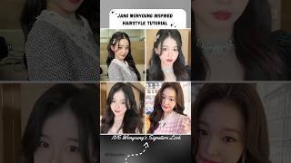 Jang Wonyoung Inspired Hairstyle Tutorial 💖 IVE Wonyoungs Cute amp Easy Look [upl. by Eseerehc]