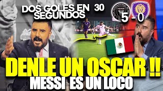 MEXICANOS EUFORICOS TRAS EL DOBLETE DE LIONEL MESSI ¡ESPECTACULAR POR ALGO ES EL MEJOR DEL MUNDO [upl. by Reedy]