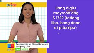 Grade 3 Math Q1 Ep1 Pagpapakita ng Bilang Hanggang Sampong Libo [upl. by Axela]