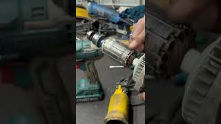 Angle grinder dewault 801 Armature and field coil changed [upl. by Julienne]