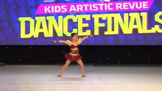 Crystal Huang  Stupid Cupid  2014 KAR National Las Vegas  Mini Solo Age 5 [upl. by Anada]