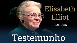 Elisabeth Elliot  Testemunho [upl. by Nirtak]