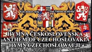 Anthem of Czechoslovakia  quotKde domov můjquot and quotNad Tatrou sa blýskaquot engczpl subtitles [upl. by Ramsden]