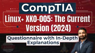 CompTIA Linux XK0005 Practice Questions 2024 [upl. by Yentirb367]