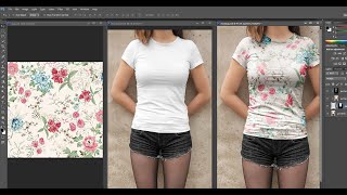 Add Patterns to Clothing in Photoshop [upl. by Rozella383]