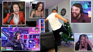 YOUTUBERS REACCIONANDO A MI ÁRBOL DE NAVIDAD  DjMaRiiO [upl. by Einberger]