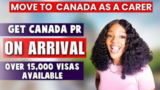 Hurry Now MOVE TO CANADA AS A CARER  15000 visas to be issued  Permanent Residency Guaranteed [upl. by Sowell]