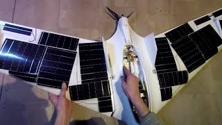 Parrot Disco CHUCK in solar powered Opterra 2m wing over 4G Preflight assembly [upl. by Lynus371]