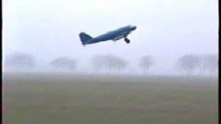 3m wingspan DC3 crash 2x 22ccm [upl. by Anelrac590]