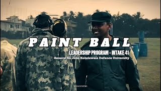 Paint Ball Event  Leadership program  Intake 41General Sir John Kotelawala Defense University 🎓 [upl. by Nimzaj]