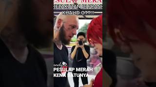 PESULAP MERAH KENA HANTAP ATLET MMASAMPAI NANGIS pesulapmerah mma ketakutan [upl. by Atiuqaj369]