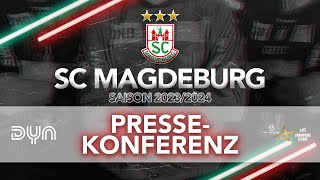 Pressekonferenz SC Magdeburg vs Industria Kielce  EHF Champions League  14Final 2324 [upl. by Marceau]