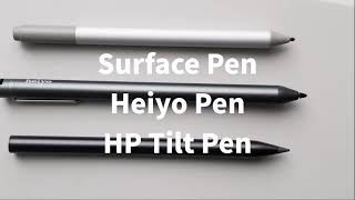 Comparing the HP Tilt Pen with other MPP 20 pens [upl. by Felicia]