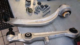 VW PASSAT B5 REANIMUJEMY DZIADKA WYMIANA WAHACZA WISHBONE REPLACEMENT [upl. by Kauffmann]