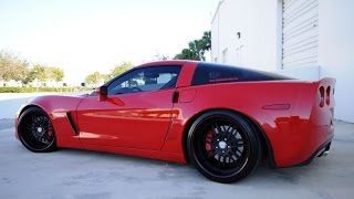 Supercharged C6 Z06 Corvette vs Nitrous C6 Z06 Vette [upl. by Ecirbaf391]