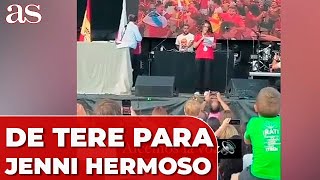 TERE ABELLEIRA PARA JENNI HERMOSO  EMOCIONANTE DISCURSO DE APOYO A JENNI HERMOSO  ÁREA F  AS [upl. by Asaret]