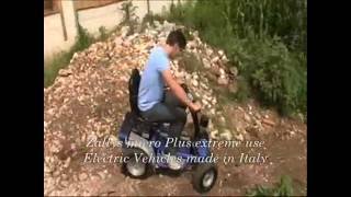 mobility scooter veicoli elettrici Zallys Micro plus uso estremo 03 [upl. by Aitnecserc755]