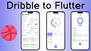 Lets clone a dribbble design using FLUTTER [upl. by Kirschner]