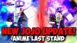 New JOJO Update in Anime Last Stand [upl. by Bentlee]