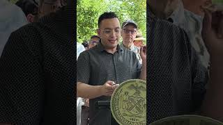 NYC Council Member Shaun Abreu from District 7 speaks at parks rally in Morningside Park nycparks [upl. by Allanson]