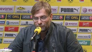 Pressekonferenz Jürgen Klopp vor dem Auswärtsspiel in Mönchengladbach  BVB total [upl. by Ahsyat]