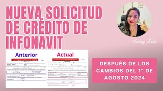 Nueva Solicitud de Crédito Infonavit Cambios en la solicitud de Crédito de Infonavit [upl. by Annaitsirk]