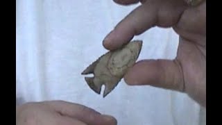 Flintknapping Notching Tutorial for beginners  Flint Knapping  Arrowhead [upl. by Wolfy]