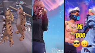 LOS MEJORES TIK TOKS DE DUOS 2💐FREE FIRE LA NOEMI RG [upl. by Nemsaj854]