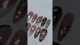 Idee e colori Unghie autunnali 2024 🍂🍂💅 tendenze idee e colori Unghie autunno 🍂💅 autumnnails [upl. by Ahsenot565]