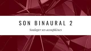 SON BINAURAL Reprogrammer son cerveau lorsquon a des acouphènes 2 [upl. by Ellehc]