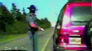 Funny Maine State Trooper Traffic Stop Officer Abused by Speeding Stop [upl. by Arbba152]