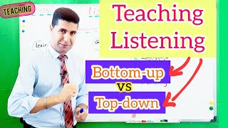 Teaching Listening  Bottomup amp Topdown processes [upl. by Clotilde394]