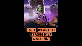 JACK OLANTERN PEASHOOTER AND WALLNUT PLANTS VS ZOMBIES SPEEDRUN [upl. by Hollerman]