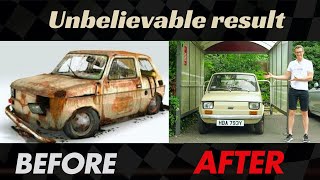 Restoring a Damaged Fiat Car After Years of NeglectPart 1 [upl. by Rimidalb819]