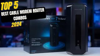 Best Cable Modem Router Combos 2024 [upl. by Noli]