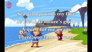 LoZ The Wind Waker  Outset Island Theme Lyrics [upl. by Yram5]