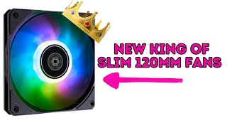 BEST SLIM 120MM FAN Why SilverStones Air Slimmer 120 RGB is KING [upl. by Godric666]