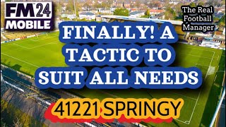 FOOTBALL MANAGER MOBILE 2024 BEST TACTIC TO USE FOR ALL SKILL NEEDS [upl. by Lewak]