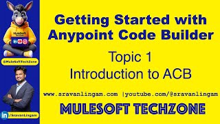 Getting Started with ACB Anypoint Code Builder  mule4 by sravanlingam salesforce mulesoft acb [upl. by Hut926]