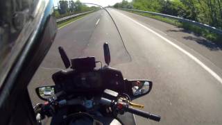 Honda ST1300 Pan Eurepean Cruise Control demo [upl. by Kee]