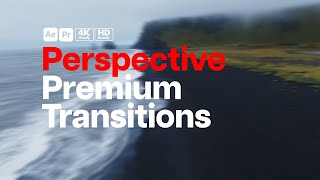 Premium Transitions Perspective After Effects Template  Premiere Pro MOGRTs [upl. by Oria]