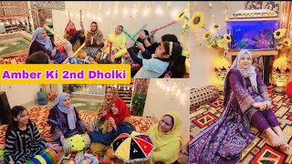 Sister ki 2nd Dholki p Dhol Mene Bajaya🙈Amber Naz 2nd Dholki Vlog❤ [upl. by Ashlin914]