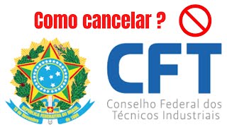 CRT  CFT  como cancelar ou interromper a carteirinha  passo a passo [upl. by Ahsetra356]