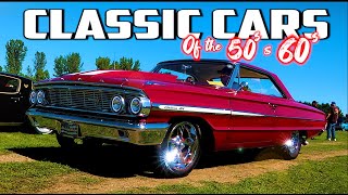 AMAZING CLASSIC CARS Of the 1950s amp 1960s Nostalgia USA Classic Car Shows Hot Rods Muscle Cars [upl. by Janenna]