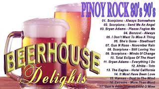 Beerhouse Delights  TUNOG KALYE  SLOW ROCK BALLADS  80s and 90s  TAGALOG SONGS [upl. by Katharyn]