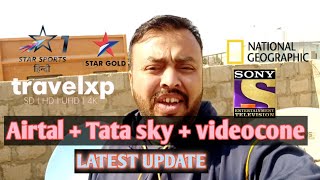 Airtal  Tatasky  Videocone Latest Update Channels list  forever server [upl. by Leigh]