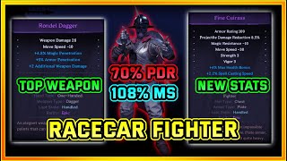 70 PDR Racecar Fighter is Here 108 Speed Rondel Dagger Build  Dark and Darker [upl. by Brost]